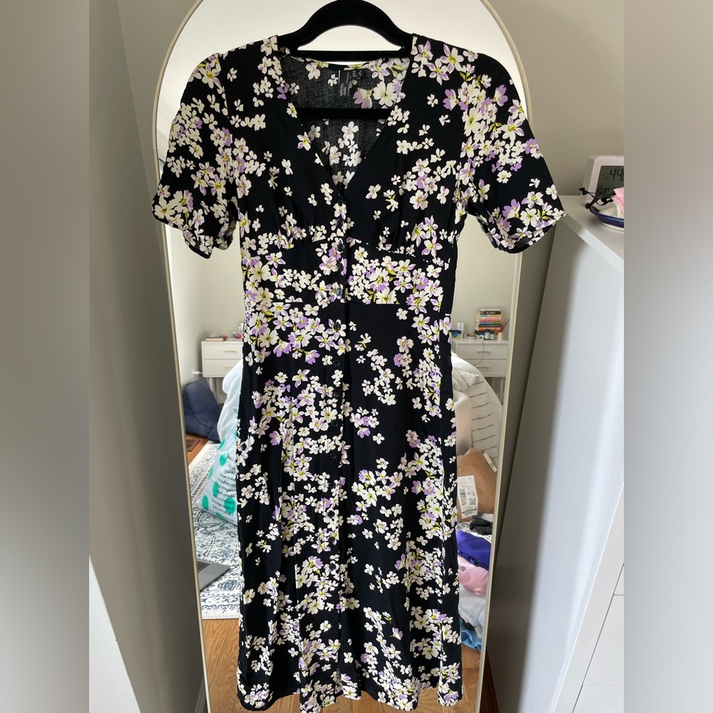 Nobody’s Child button-through maxi dress for work or a casual lunch date!